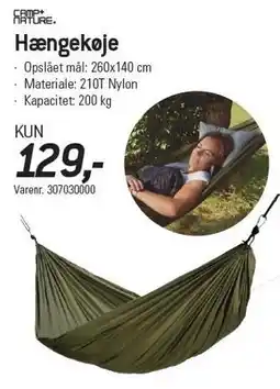 Thansen Camp+Nature Hængekøje tilbud