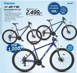 Thansen x-zite Mountainvike tilbud
