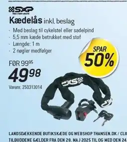 Thansen Kædelås tilbud