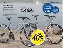 Thansen Sportscykel 28'' tilbud