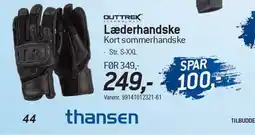 Thansen Outtrek Læderhandske tilbud