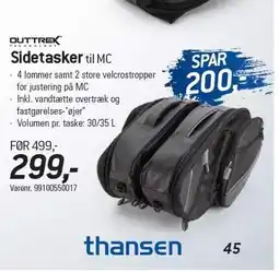 Thansen Outtrek Sidetasker tilbud