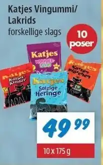 zur Krone Katjes Vingummi/Lakrids tilbud