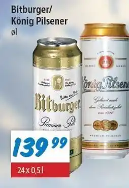 zur Krone Bitburger/König Pilsener tilbud