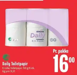 Min Købmand Daily Toiletpapir tilbud