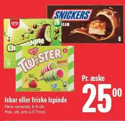 Min Købmand Isbar eller Frisko ispinde tilbud
