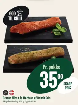 Min Købmand Gestus Filet a la Mørbrad af dansk gris tilbud