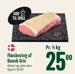 Min Købmand Flæskesteg af dansk gris tilbud