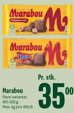 Min Købmand Marabou tilbud