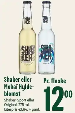 Min Købmand Shaker eller Mokaï Hyldeblomst tilbud