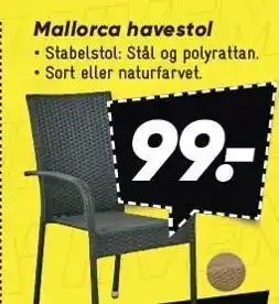 Bilka Mallorca havestol tilbud