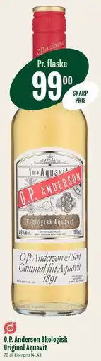Min Købmand O.P. Anderson Økologisk Original Aquavit tilbud