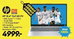 Bilka HP 15,6 Full HD PC tilbud
