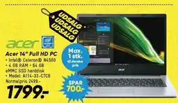 Bilka Acer 14 full HD PC tilbud