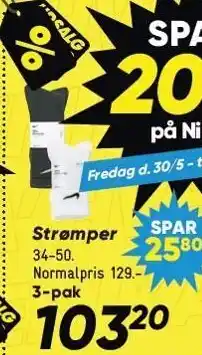 Bilka Strømper tilbud