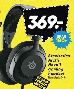 Bilka Steelseries Arctis Nova 1 gaming headset tilbud