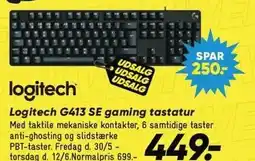 Bilka Logitech G413 SE gaming tastatur tilbud