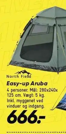 Bilka Easy-up Aruba tilbud