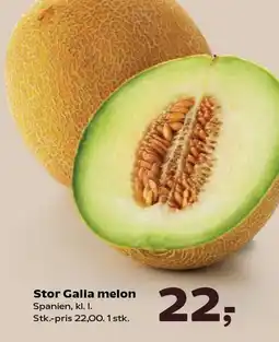 SuperBrugsen Stor Galia melon tilbud