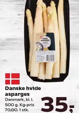 SuperBrugsen Danske hvide asparges tilbud