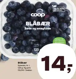 SuperBrugsen Blåbær tilbud