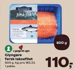SuperBrugsen Glyngøre fersk laksefilet tilbud