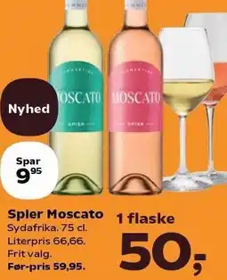 SuperBrugsen Spier Moscato tilbud