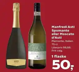 SuperBrugsen Manfredi Asti Spumante eller Moscato d'Asti tilbud