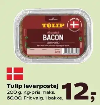 SuperBrugsen Tulip leverpostej tilbud