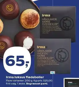 SuperBrugsen Irma luksus flødeboller tilbud