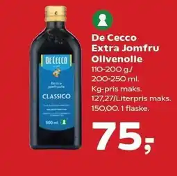 De Cecco Extra Jomfru Olivenolie