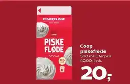 SuperBrugsen Coop piskefløde tilbud