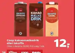 SuperBrugsen Coop kakaomælkedrik eller iskaffe tilbud