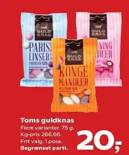 SuperBrugsen Toms guldknas tilbud