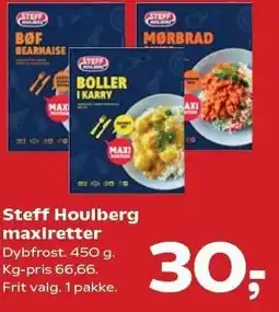 SuperBrugsen Steff Houlberg maxiretter tilbud