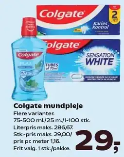 SuperBrugsen Colgate mundpleje tilbud