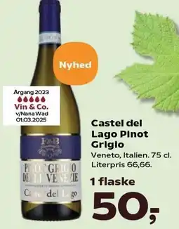 SuperBrugsen Castel del Lago Pinot Grigio tilbud