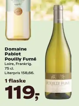 SuperBrugsen Domaine Pablot Pouilly Fumé tilbud