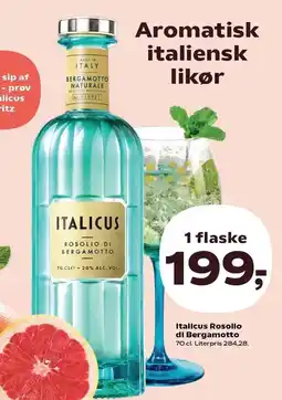 SuperBrugsen Italicus Rosollo di Bergamotto tilbud