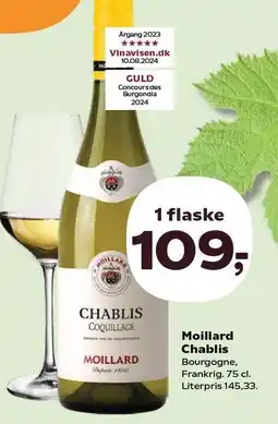 Kvickly Moillard Chablis tilbud