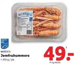 Lidl Jomfruhummere tilbud