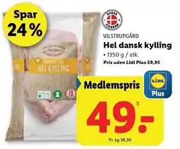 Lidl Hel dansk kylling tilbud