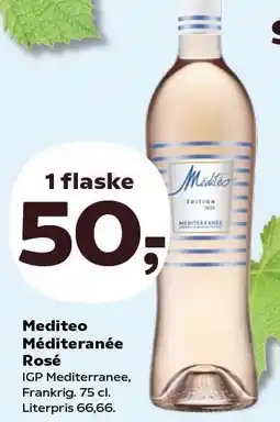 Kvickly Mediteo Méditeranée Rosé tilbud