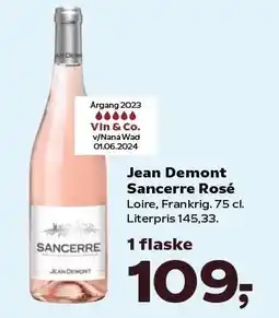 Kvickly Jean Demont Sancerre Rosé tilbud