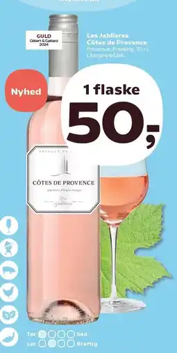 Kvickly Les Jablieres Côtes de Provence tilbud