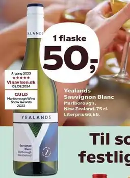 Kvickly Yealands Sauvignon Blanc tilbud