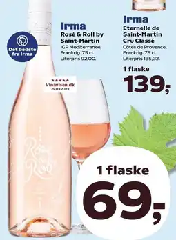 Kvickly Rosé & Roll by Saint-Martin tilbud
