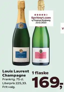 Kvickly Louis Laurent Champagne tilbud