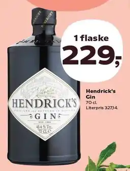 Kvickly Hendrick's Gin tilbud