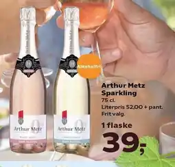 Kvickly Arthur Metz Sparkling tilbud